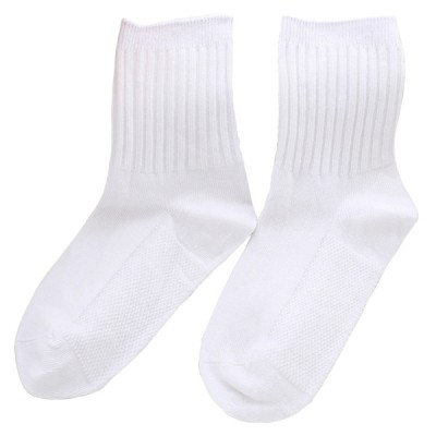 White School Socks