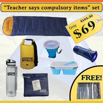 "Teacher says compulsory items" set